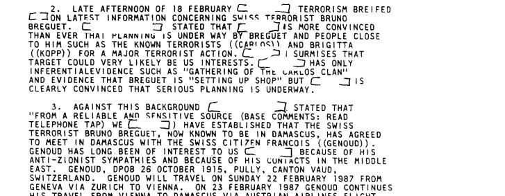 Részlet a CIA jelentéséből / Forrás: Foia.civ.gov.com