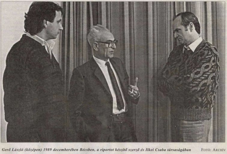 A híres interjúhoz tartozó fotó / Forrás: Archív, Magyar Hírlap
