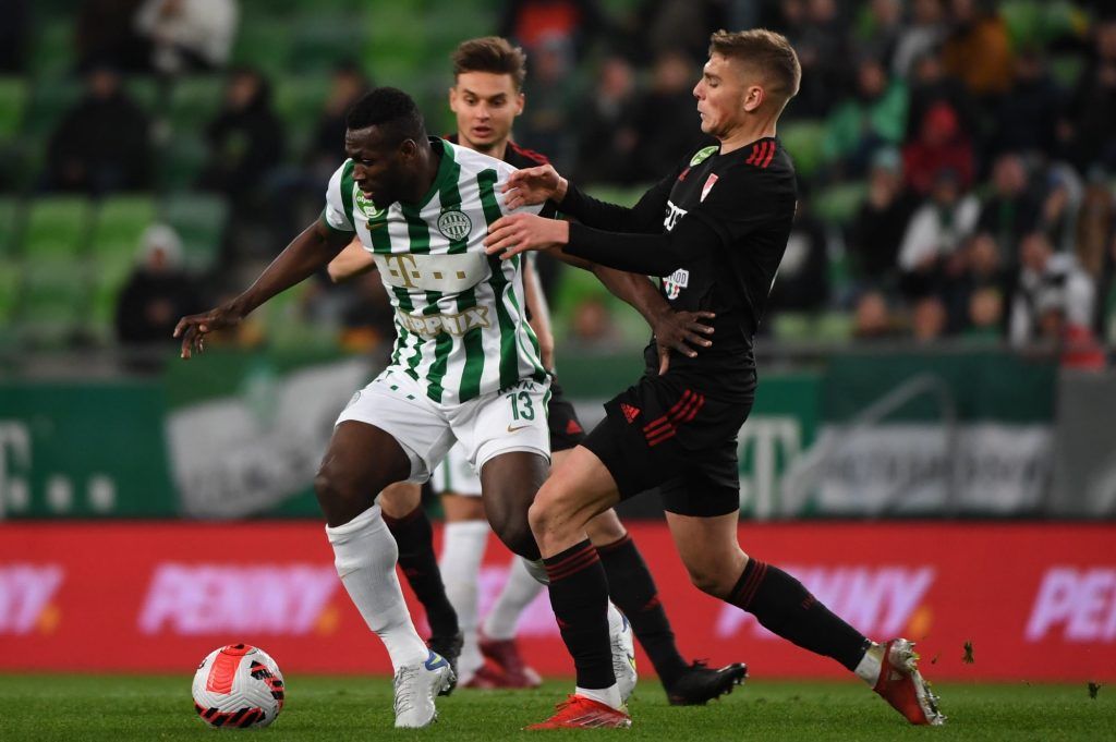 A bivalyerős Esiti úr volt a középpályán. Fotó: a Ferencvárosi Torna Club hivatalos Facebook-oldala