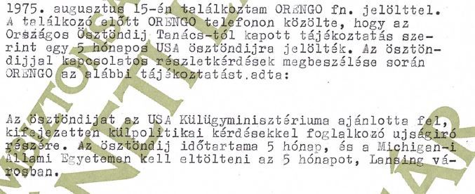 Amerikai ajánlat / Forrás: ÁBTL