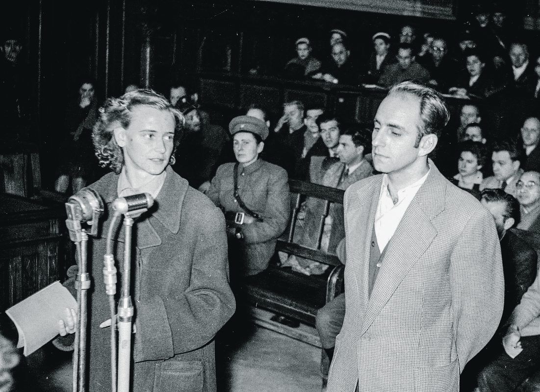 Tóth Ilona és Obersovszky Gyula a tárgyaláson / Fotó: MTI