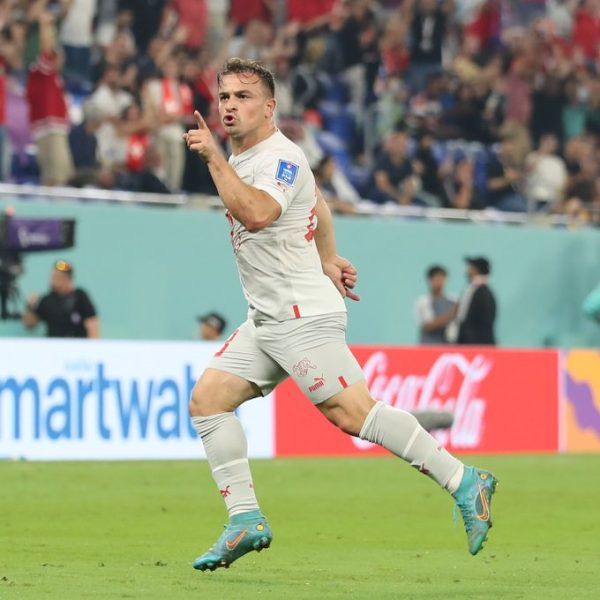 Xherdan Shaqiri igazi mumusa a szerbeknek: ezúttal is betalált ellenük! Fotó: a FIFA hivatalos, világbajnoki Twitter-fiókja