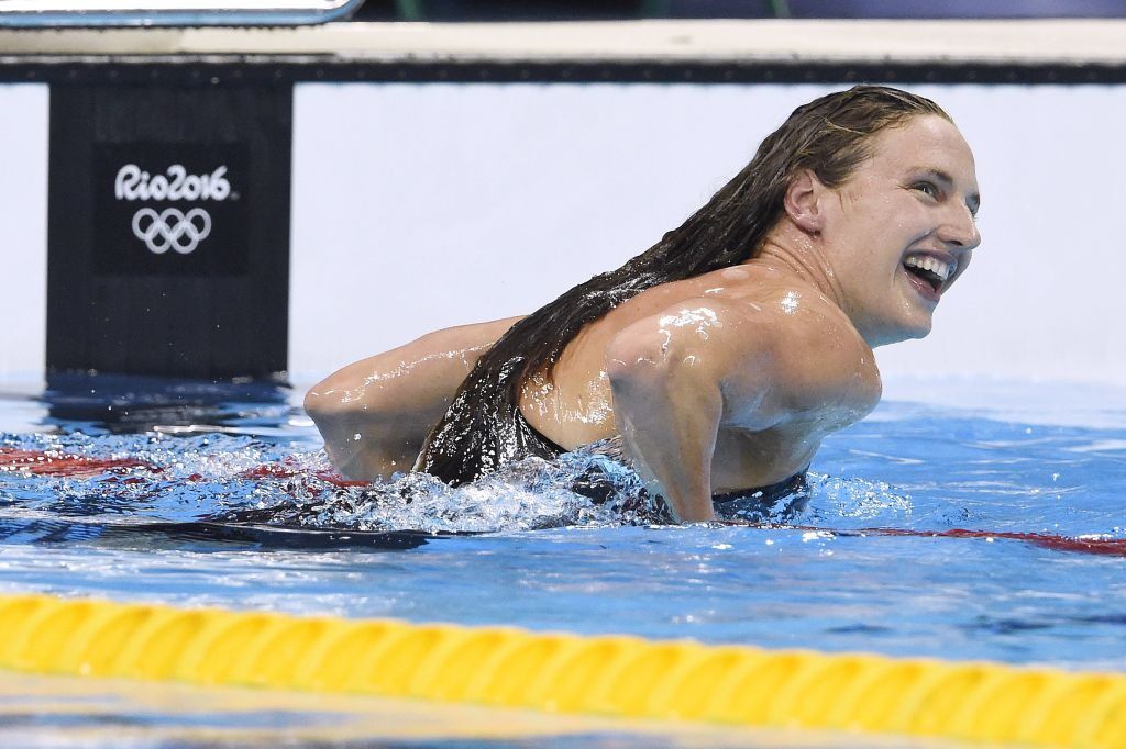 Rio de Janeiro, 2016. augusztus 7. Hosszú Katinka verhetetlen 400 m vegyesen (kép: MTI / Kovács Tamás)