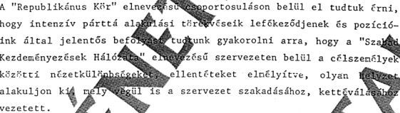 Republikánus kör /in: Állambiztonsági játszmák