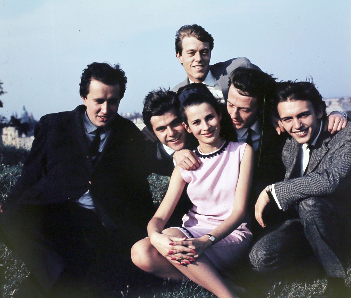 1967. Koncz Zsuzsa énekesnő és a Metró együttes: Latzin Norbert, Bokány Ferenc, Brunner Győző, Sztevanovity Zorán, Sztevanovity Dusán. / Fotó: Fortepan.hu, ad.: Hunyady József