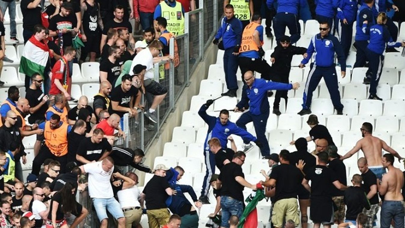 Magyar drukkereket vettek őrizetbe Marseille-ben