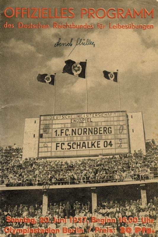 Plakát a Schalke-Nürnberg derbi elé