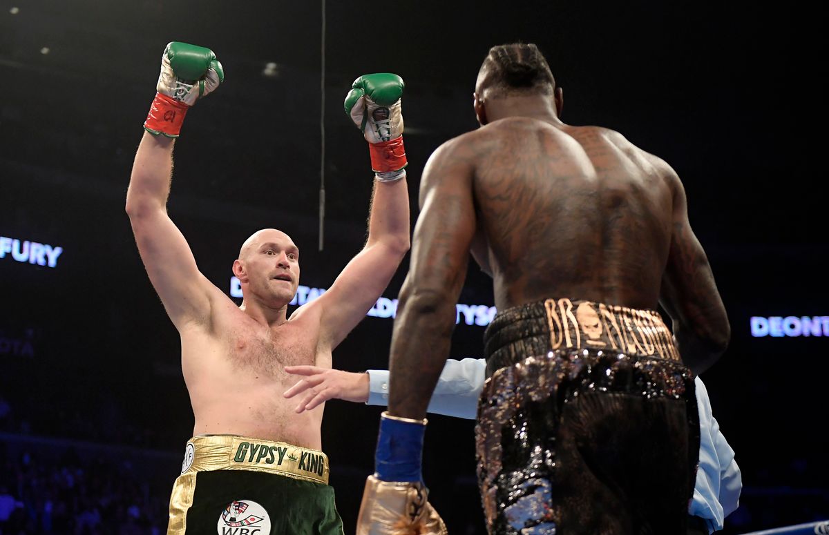 Fury és Wilder / Fotó: MTI/EPA