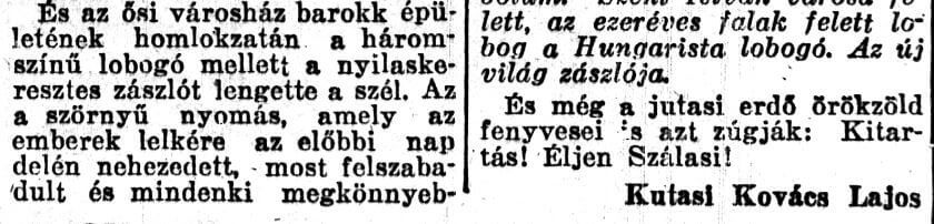 Kutasi Kovács kitartást suttogó fenyői... / Forrás: SZK