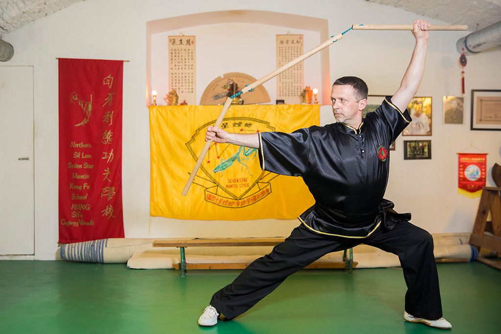 Váradi György az Imádkozó Sáska Kung Fu hazai képviselője 2016.06.01. Fotó: Horváth Péter Gyula