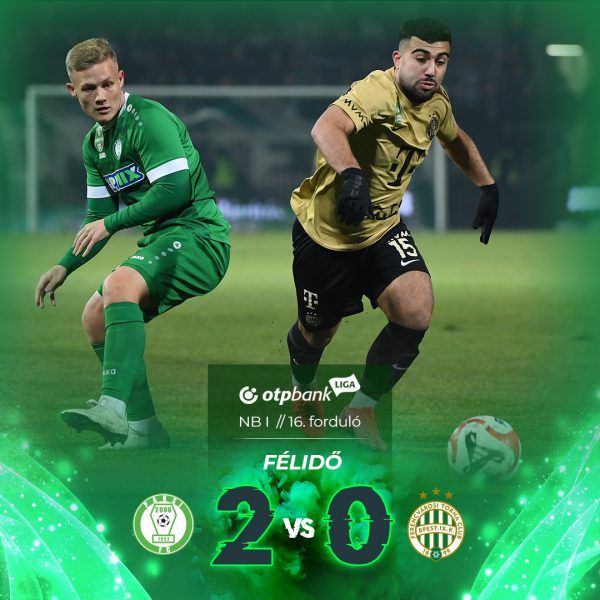 A félidőben magabiztosan vezetett a Paks. Fotó: a Paksi FC hivatalos Facebook-oldala