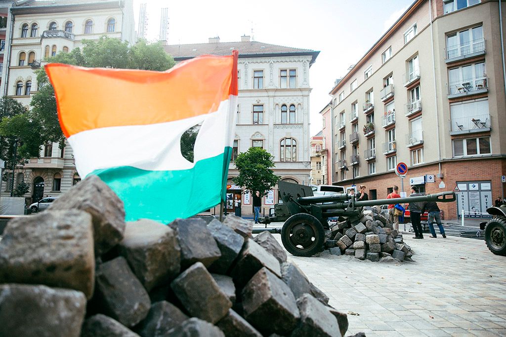 56-os kiállítás a Pesti Srácokról a Horváth Mihály Téren 2016.09.20. Fotó: Horváth Péter Gyula