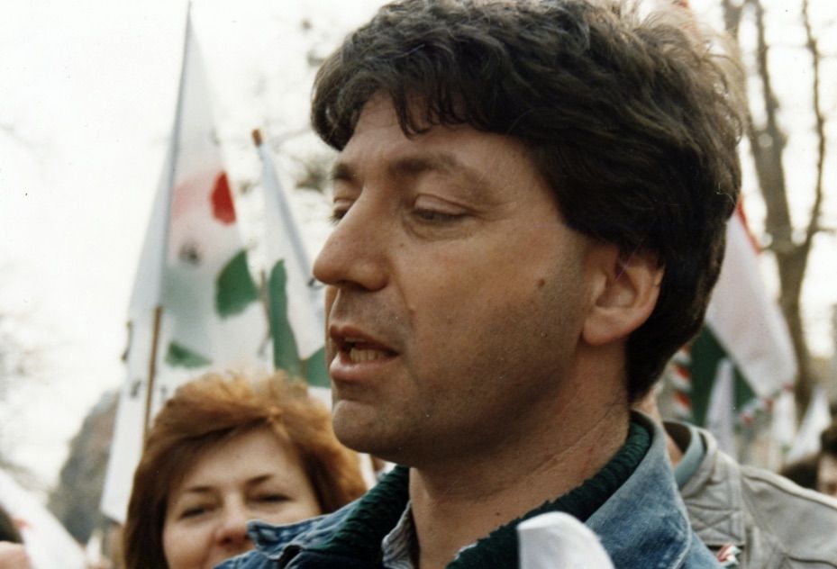 Pető Iván már befutva. 1990 / Forrás: Fortepan.hu, ad.: szitakri