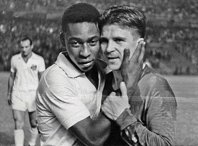 Pelé és Puskás / Forrás: Puskas.com