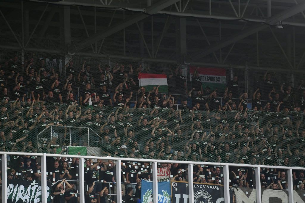 A Pozsonyba utazó ezer Fradi-szurkolónak is sokkal több volt a Slovan-Fradi, mint egy BL-meccs. Fotó: az FTC hivatalos Facebook-oldala