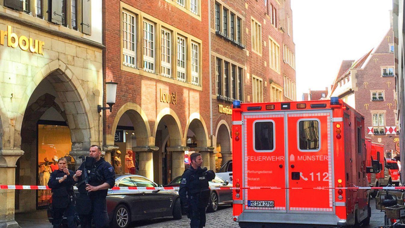 Terrortámadás Münsterben: tömegbe hajtott egy furgon, hárman meghaltak (Frissítve)