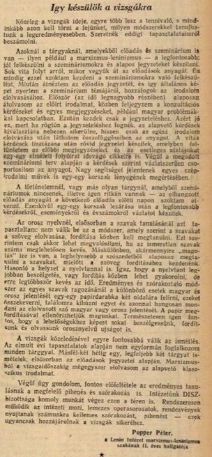 Tanítani / Forrás: Szabad Ifjúság/arcanum