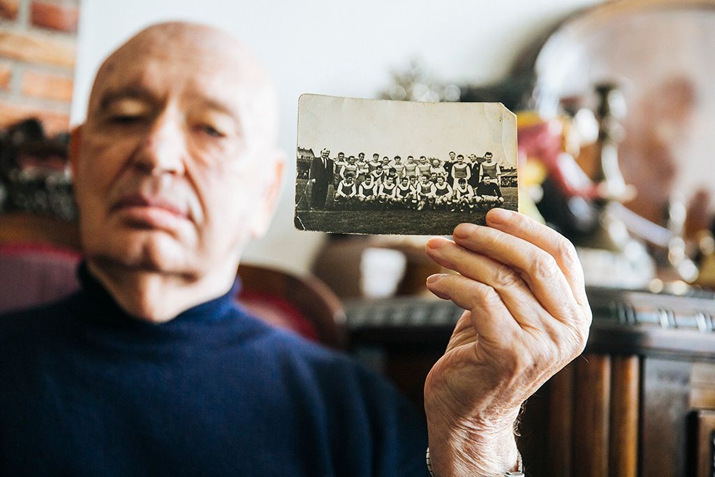 Juhász Andor és az egyik utolsó felvétel /Fotó: Horváth Péter Gyula