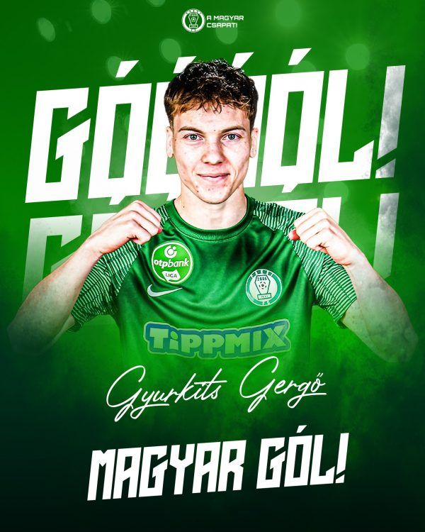 Gyurkits Gergő nagyszerűen játszott és szenzációs gólt lőtt a Ferencváros elleni rangadón. Fotó: a Paksi FC hivatalos Facebook-oldala