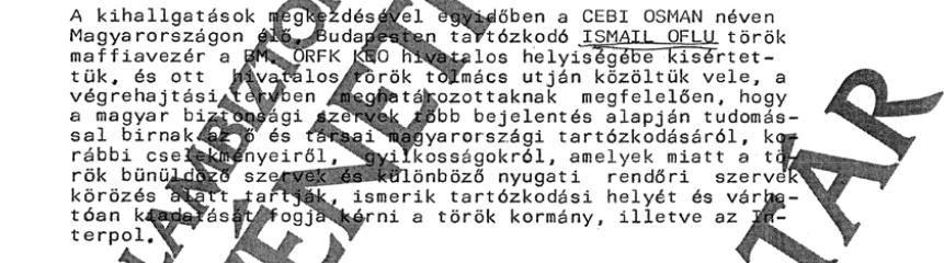 Ne féljen maffiózó úr, csak segíteni akarunk! / Forrás: ÁBTL