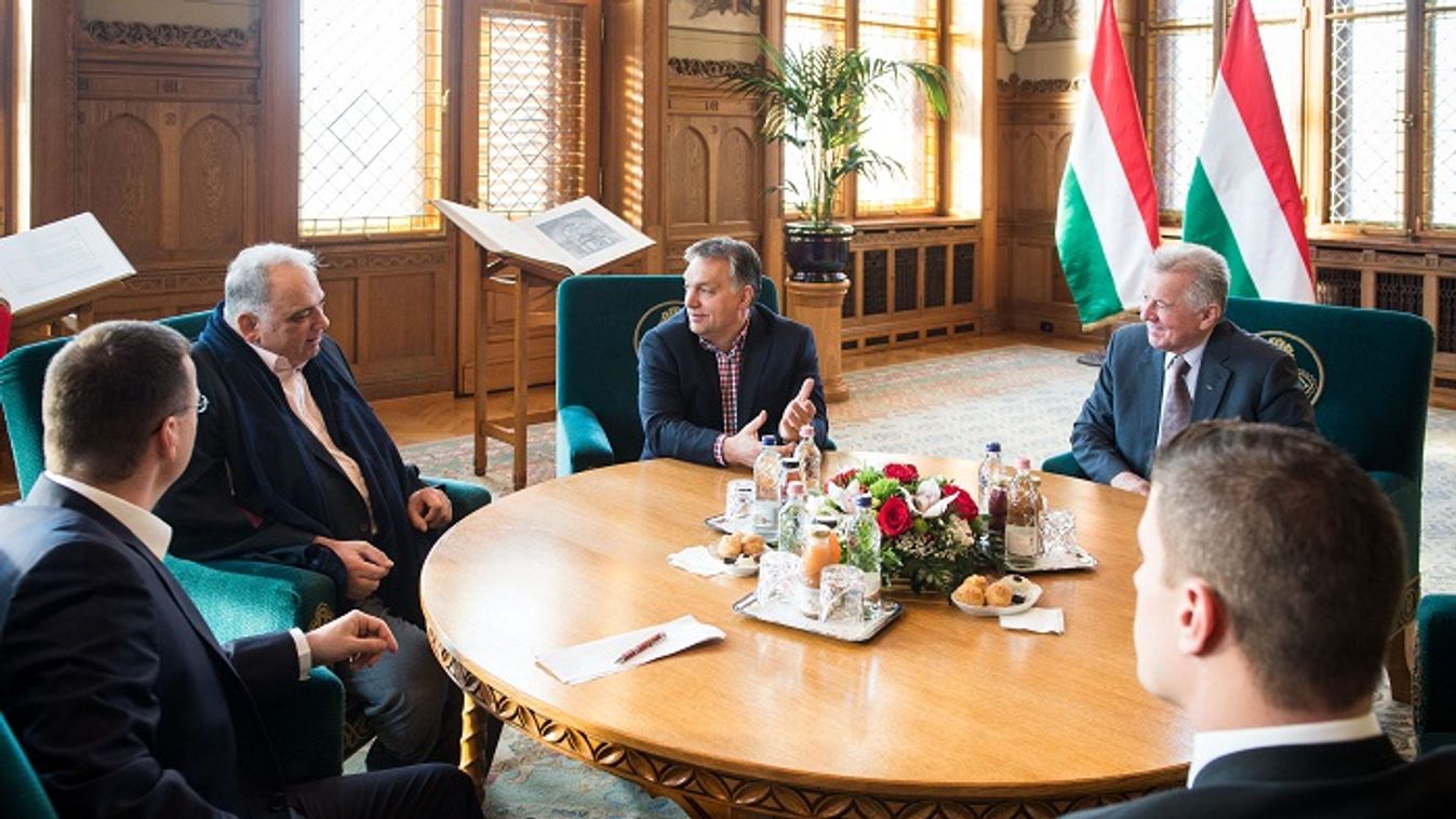 Orbán Viktor a nemzetközi birkózószövetség elnökével tárgyalt