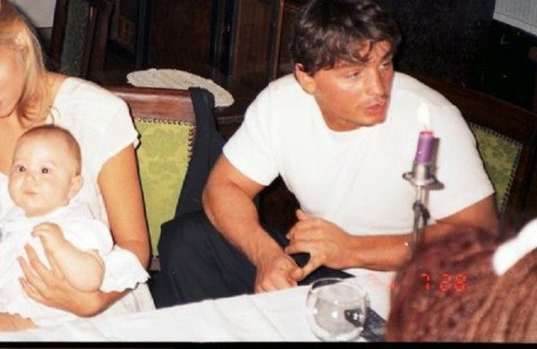 Portik és felesége 1996. július 28-án, a Művészinas Étteremben Fotó: PS
