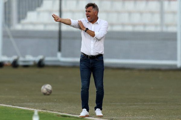 Máté Csaba több, mint kiválóan oldotta meg a rá bízott feladatot a Fradi kispadján.<br />Fotó: MTI/EPA/Domenic Aquilina
