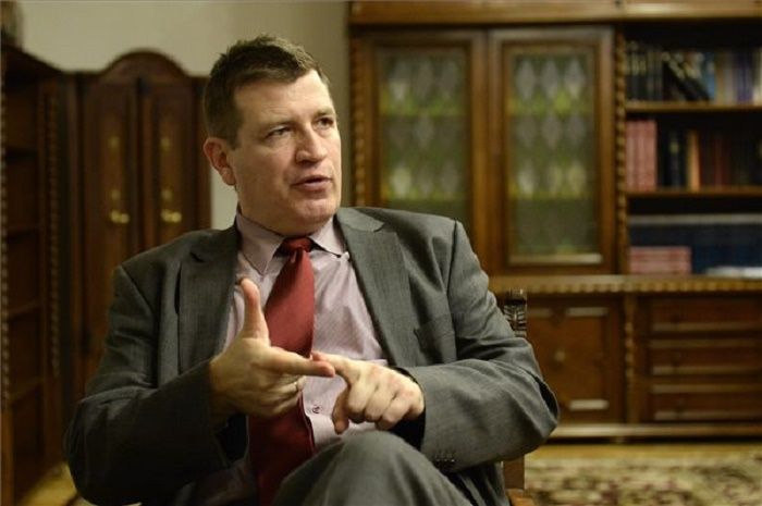 Ibolya Tibor fővárosi főügyész szomorúan hallgatta az ítélet szóbeli indokolását. Fotó: Válasz.hu