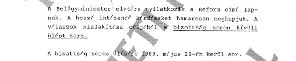 Az interjút megtervezték és az interjú megjelent / Fotó: ÁBTL/Hamvas Intézet