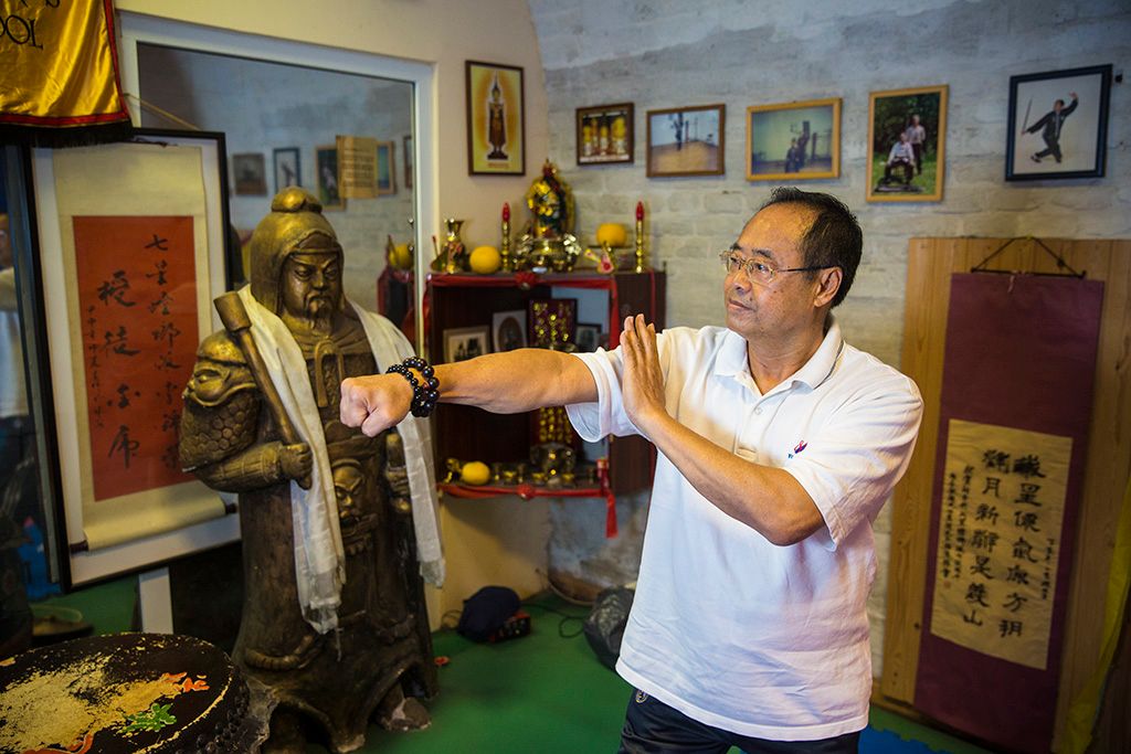 Lee KAm Wing Kung Fu mester 2016.06.07. Fotó: Horváth Péter Gyula