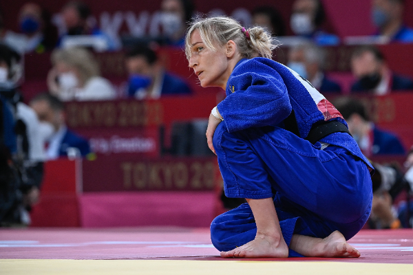 Csernoviczki Éva első párharcát még megnyerte, ám aztán a világbajnok japán nehéz ellenfélnek bizonyult számára. Fotó: MTI/Czeglédi Zsolt