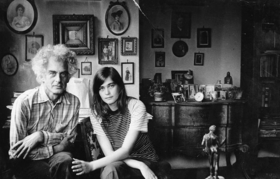 Ketten a négy szereplő közül: Krassó György és Háy Ágnes otthonukban, 1984 / Fotó: Fortepan.hu, ad.: Philipp Tibor