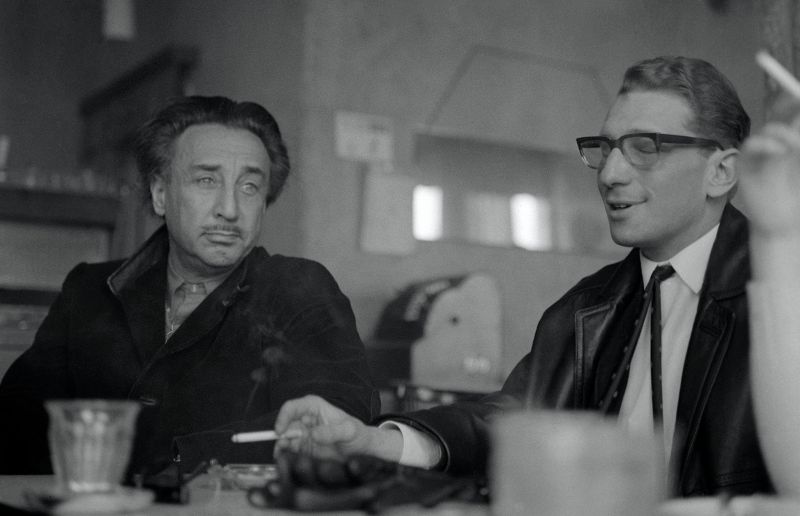 Romain Gary francia íróval / Forrás: Manda.hu