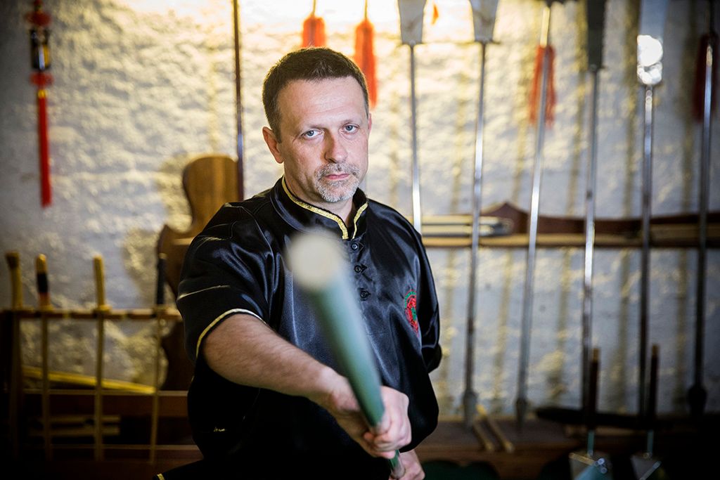 Váradi György az Imádkozó Sáska Kung Fu hazai képviselője 2016.06.01. Fotó: Horváth Péter Gyula
