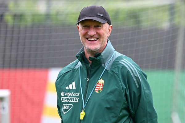 Marco Rossi joggal mosolyog, nagyszerű válogatottat épített Magyarországon. <br />Fotó: MTI/Illyés Tibor