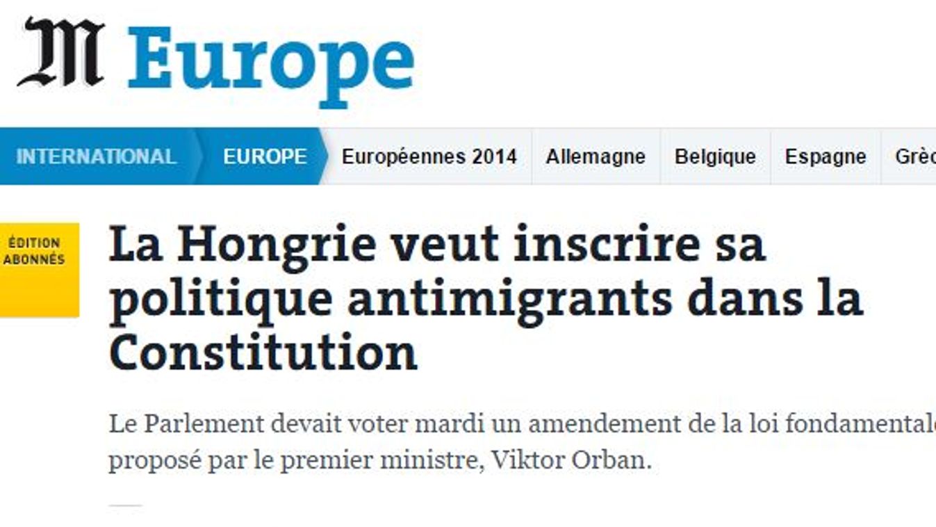 A Le Monde szerint a magyarok tájékozatlanok és még nyelveket sem beszélnek