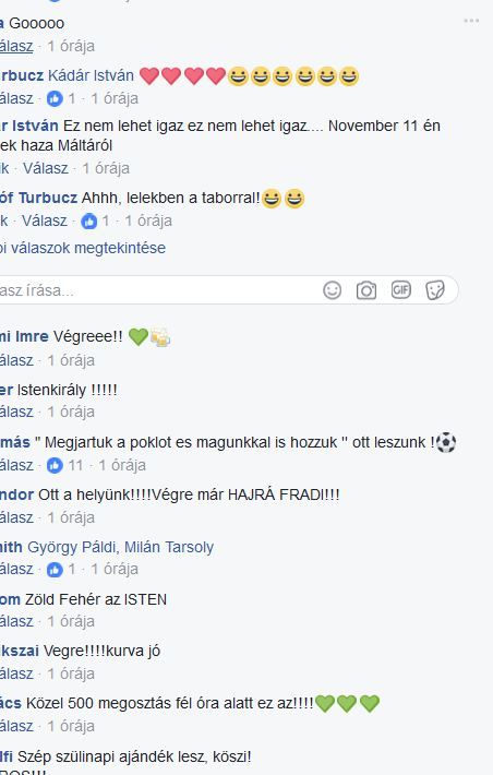 Erre várt mindenki / Forrás: Facebook
