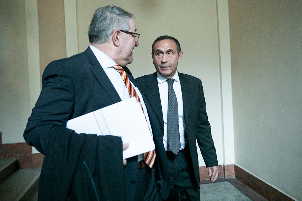 Gyárfás a bíróságon. Nem akkor, mostanában / Fotó: Horváth Péter Gyula