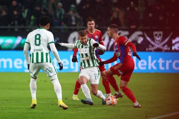 Inkább a küzdelmet, mint látványos játékot hozott a Ferencváros-Vasas mérkőzés a labdarúgó NB I mai játéknapján. Fotó: a Ferencvárosi Torna Club hivatalos Facebook-oldala