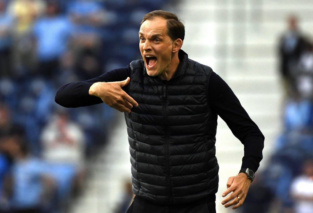 Thomas Tuchel, a Chelsea vezetőedzője tavaly elbukta a BL-döntőt a PSG trénereként, idén azonban felért csapatával a csúcsra!<br /> MTI/EPA/AFP pool