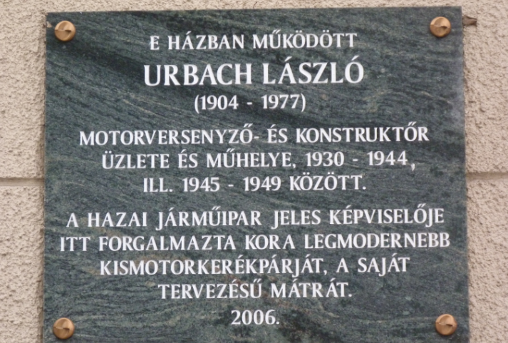Emléktábla / Fotó: Wikipedia.hu