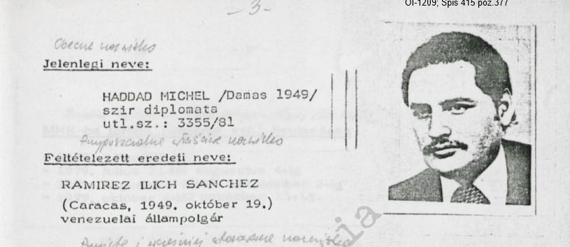 Carlos dossziéja / Forrás: Hamvas Intézet