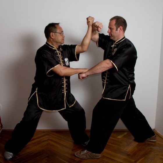 Kam Wing és Sifu Kovács László / Fotó: Goldentigers.hu