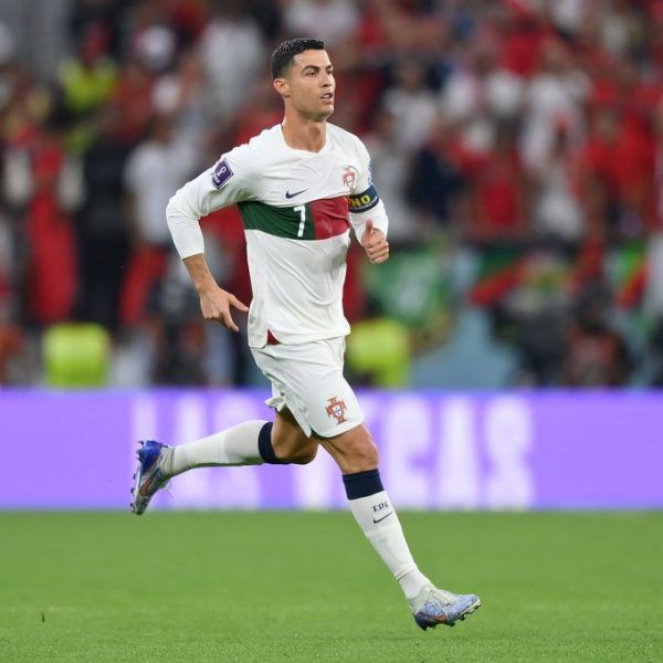 Cristiano Ronaldo minden bizonnyal utolsó világbajnoki mérkőzését játszotta Marokkó ellen. Fotó: a FIFA hivatalos, világbajnoki Twitter-fiókja