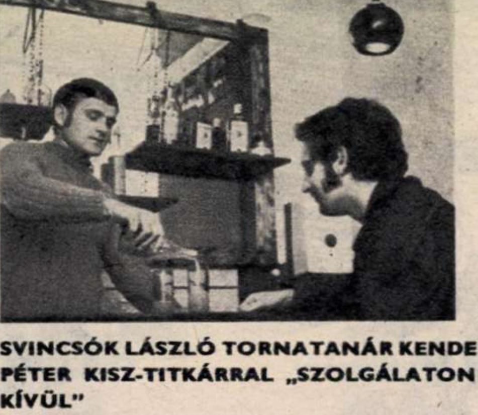 Kende KISZ-titkár iszik, propagandacikk az Ifjúsági Magazinban, 1974 / Forrás: Arcanum.hu