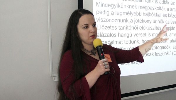 Antoni Rita ad elő éppen (kép: televizio.sk)