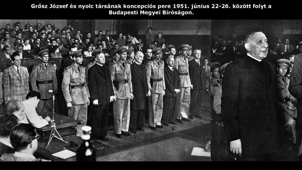 A Grősz-per / Fotó: Archivum.asztrik.hu