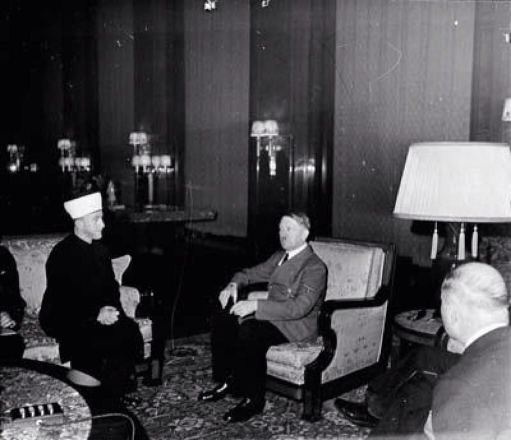 A Főmufti és Hitler találkozója / Fotó: Jewishvirtuallibrary.org