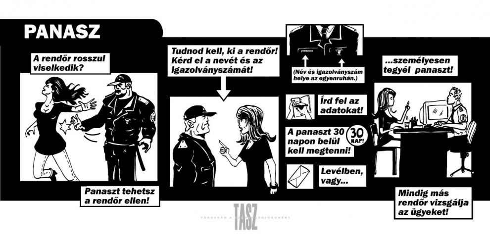 Részlet a TASZ Jogod van! című kampányfüzetéből