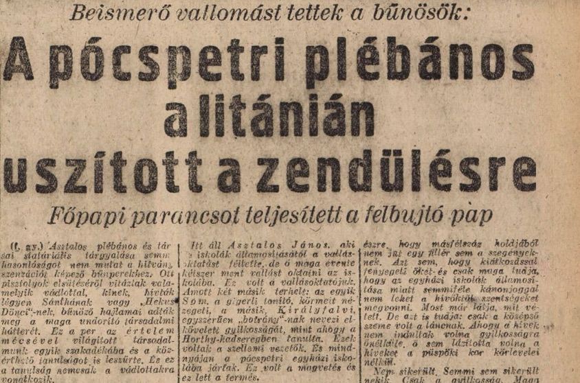 „F.Gy.” cikke. Talán nem tévedünk, ha azt gondoljuk, ezt maga a tudósító írta / Forrás: Népszava, 1948